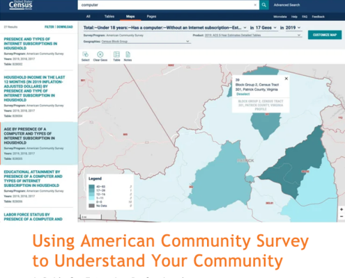 Using American Community Survey to Understand Your Community