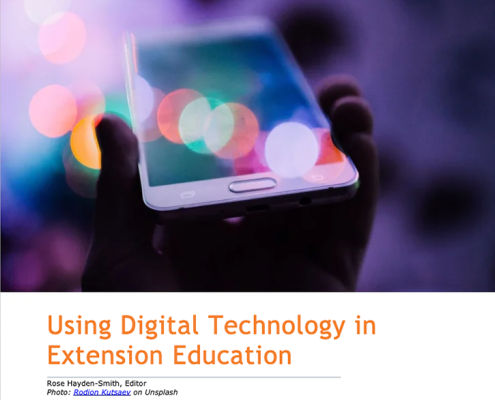 Using Digital Technology in Extension Education