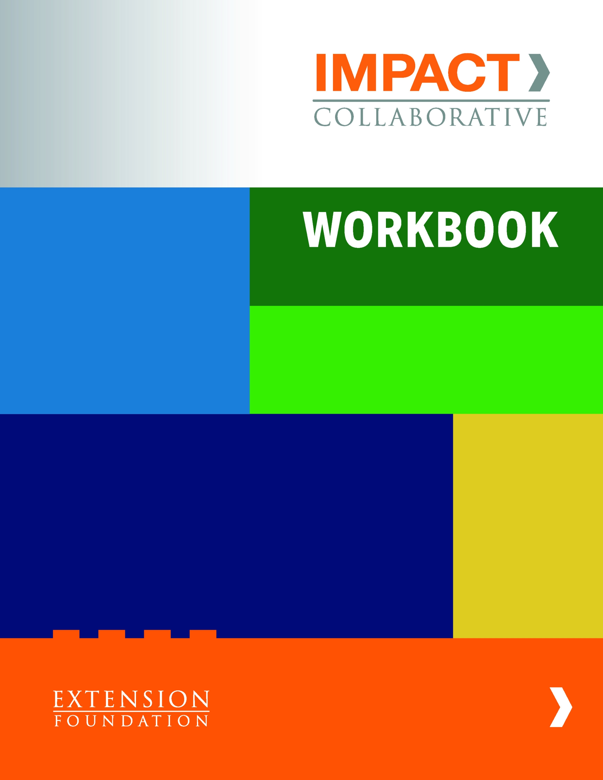 Cover of Impact Collaborative Workbook by Extension Foundation